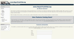Desktop Screenshot of hayestruckclub.org